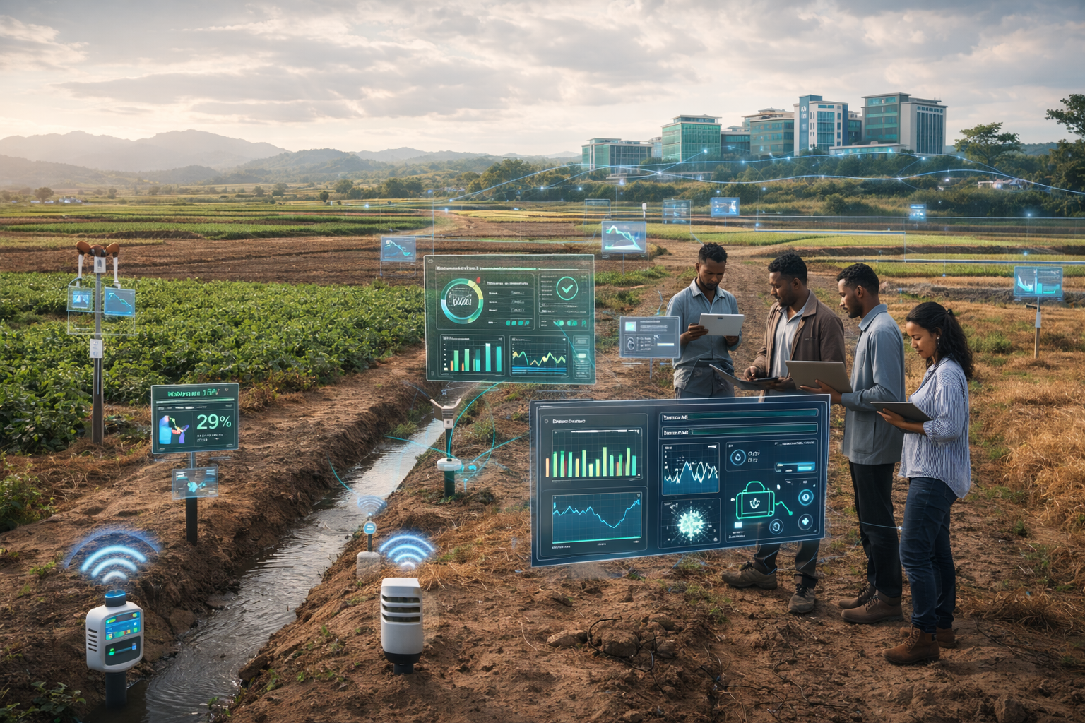GPS collaborates with Ethiopian Agricultural Research Institute in sustainable agriculture and environmental monitoring project extra image