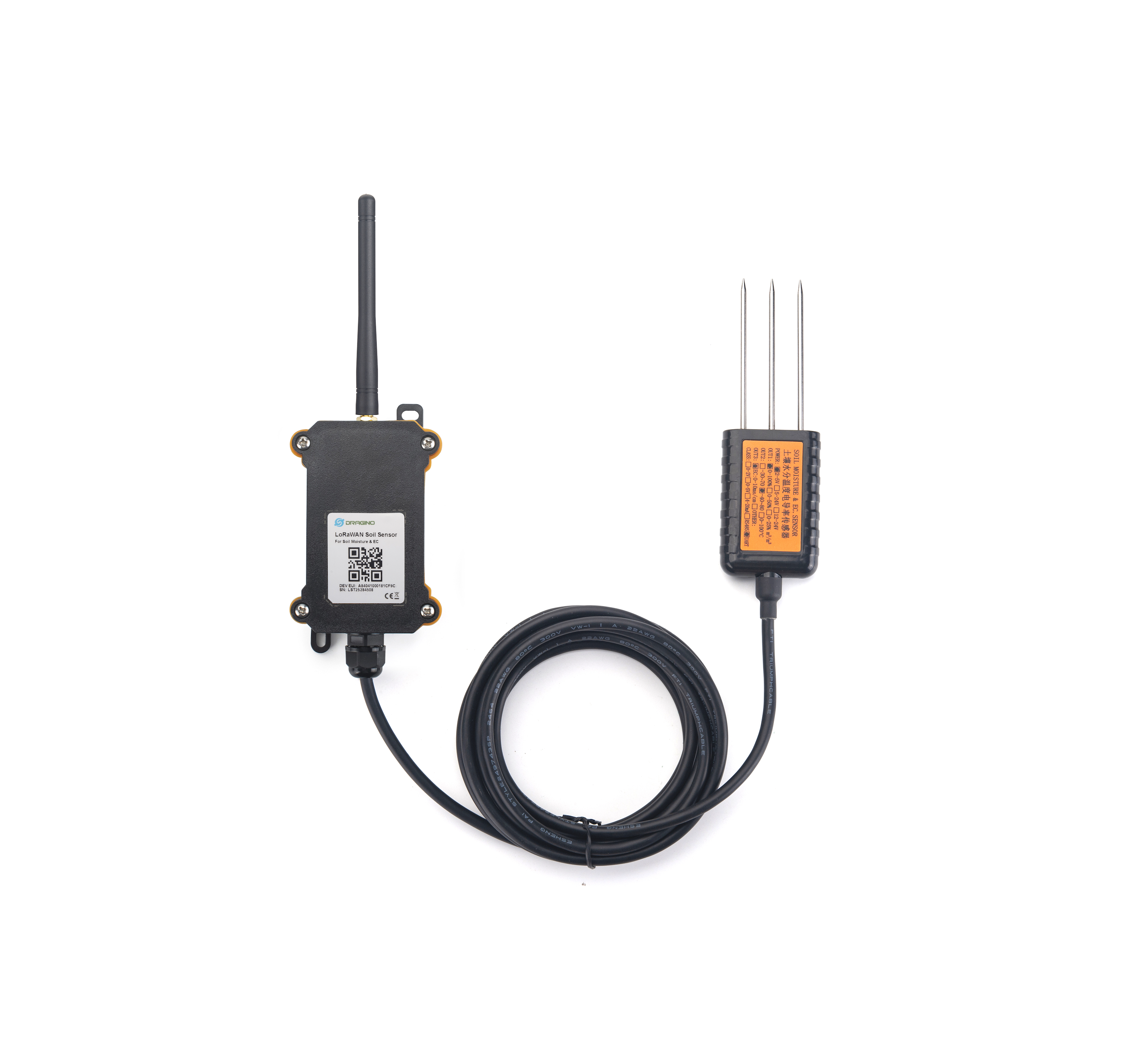 LSE01 -- LoRaWAN Soil Moisture & EC Sensor
